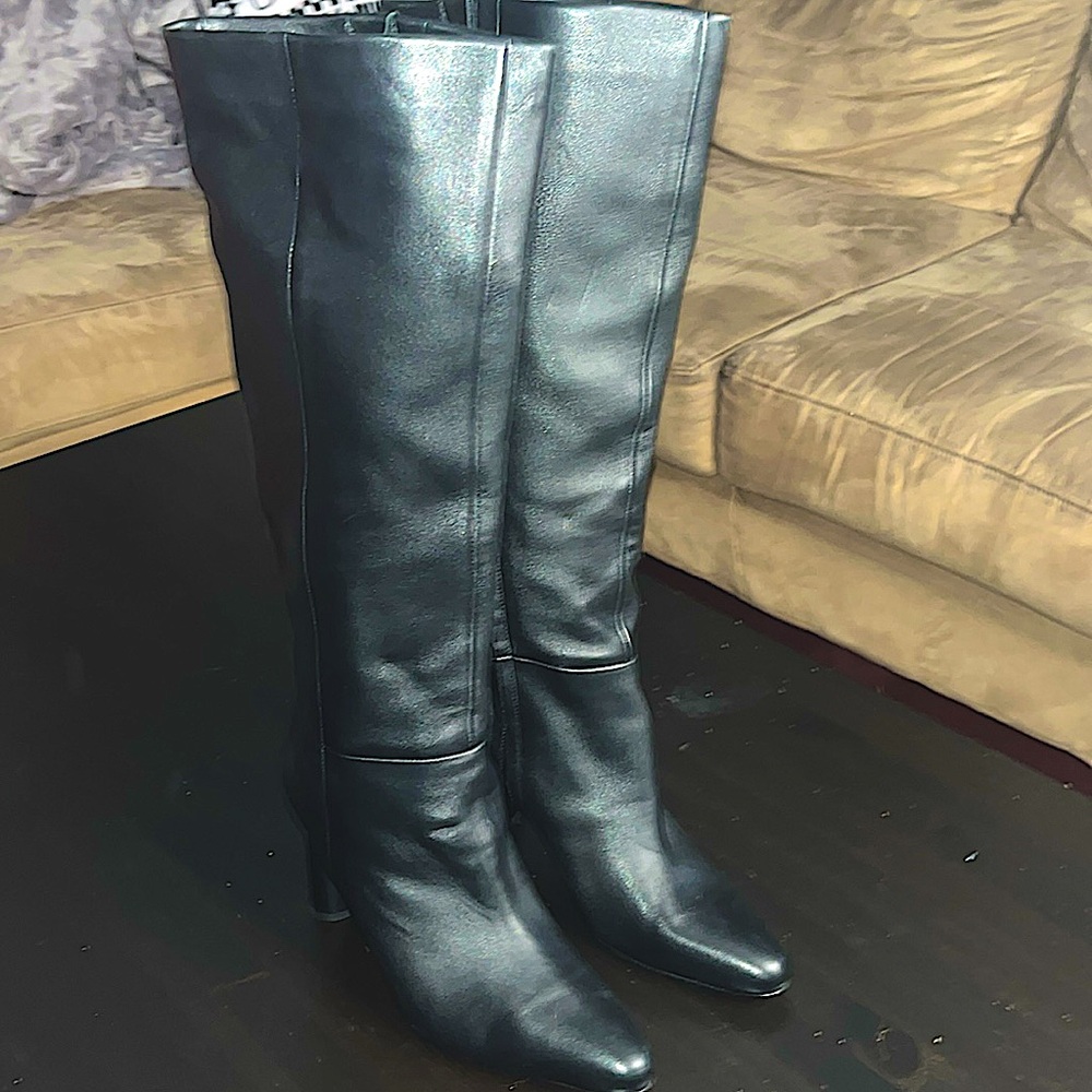 VINCE-Pilar Wide Leg Knee High Boots Retails $595 Size 9M NEW